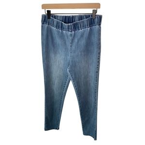 SALE Soft Surroundings Style #24848 Pull On Metro Leggings Medium/Ligh Wash M